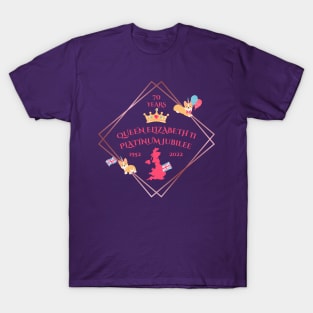 Queen's Platinum Jubilee Garden Tea Party T-Shirt